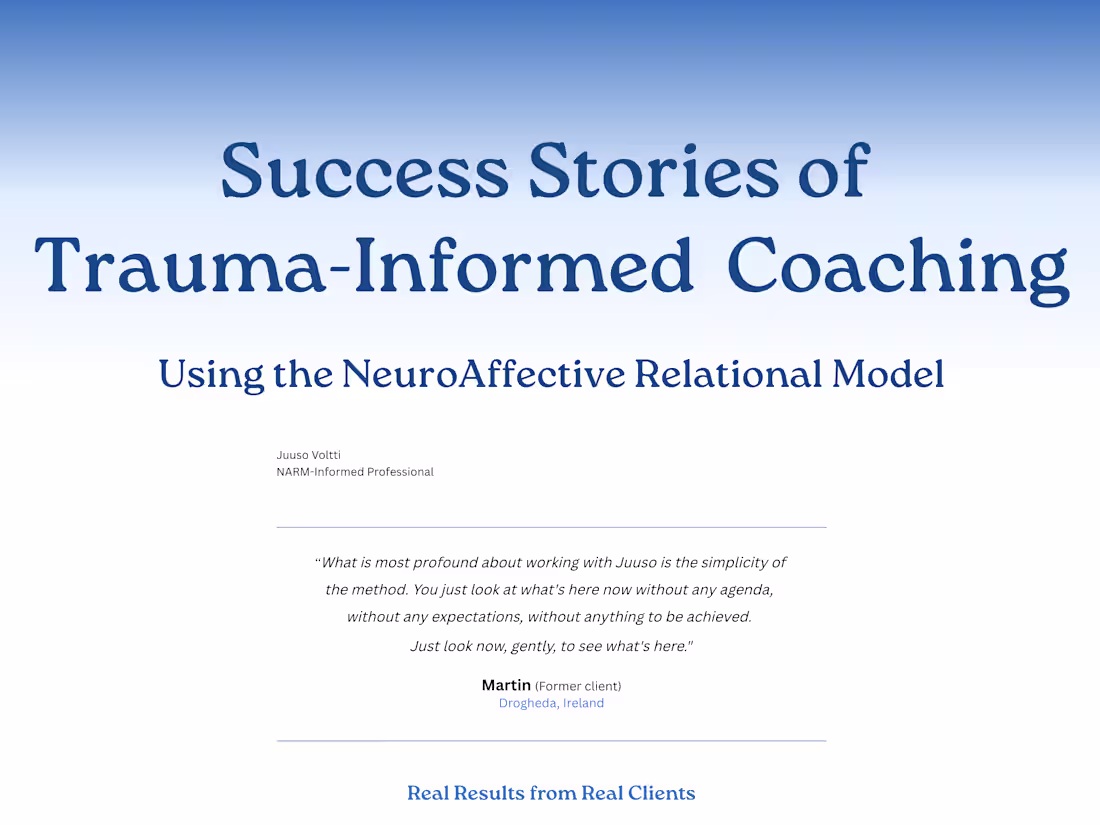 Cover image for Success Stories of Trauma-Informed Coaching