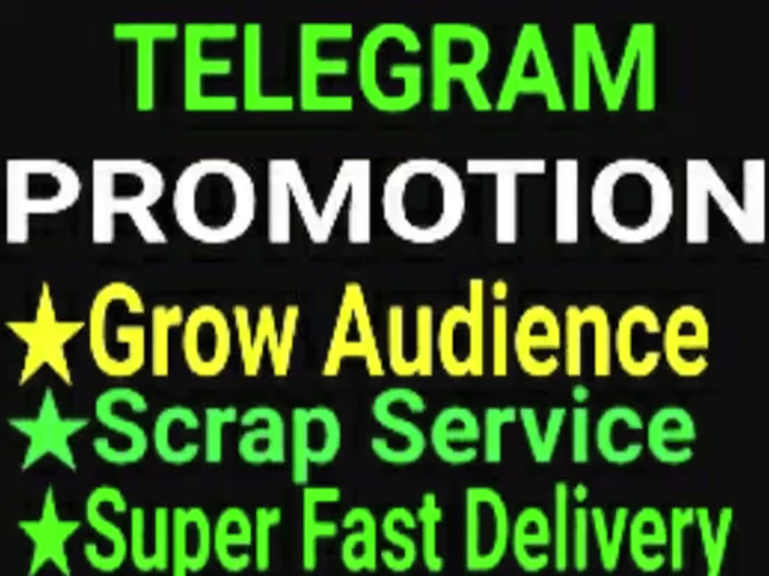 Cover image for I will promote your Tg channel to get active organic subscribers