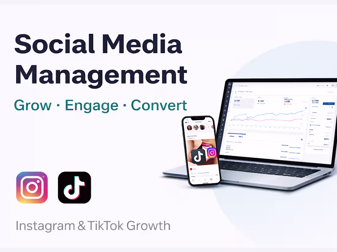 Cover image for Social Media Management for Growth & Engagement