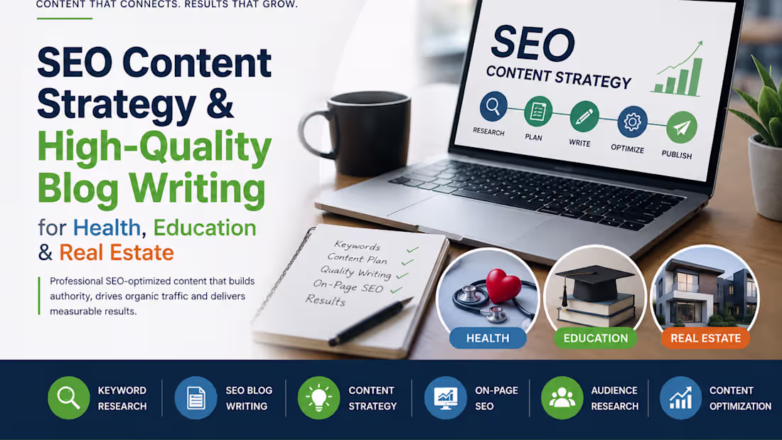 Cover image for SEO Content Strategy & Blog