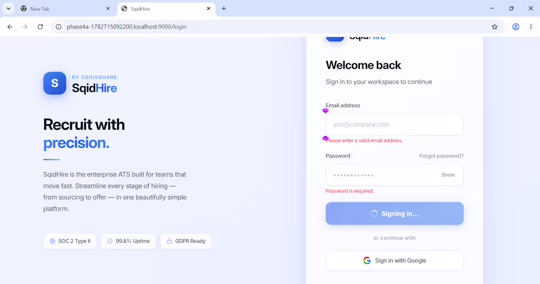 Cover image for Multi-tenant SaaS recruitment platform built