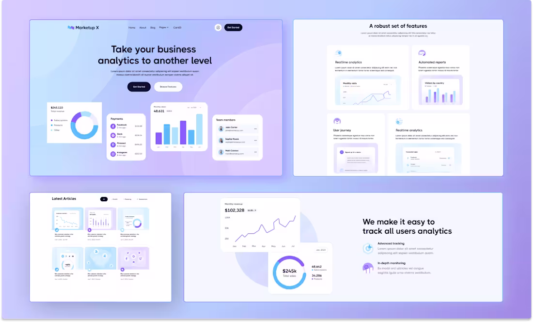 Cover image for Website UI/UX Design in Figma