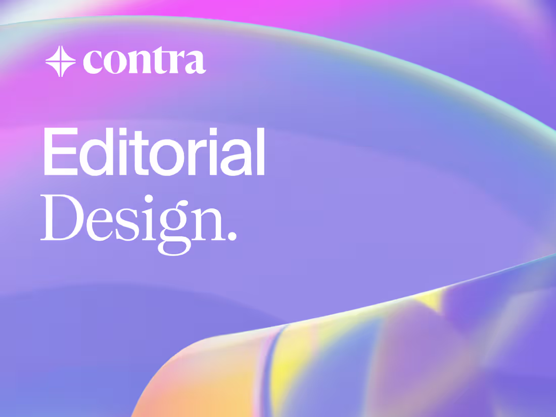 Cover image for Editorial Design