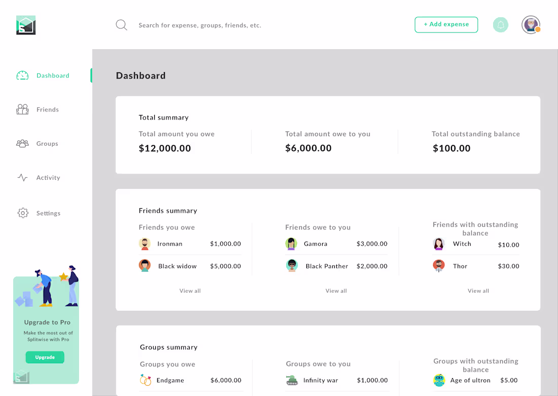 Cover image for Expense handling web app