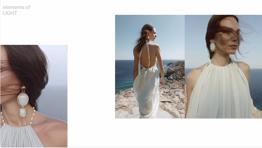 Cover image for elements of LIGHT | Artisanal Jewelry brand campaign | AI vi...