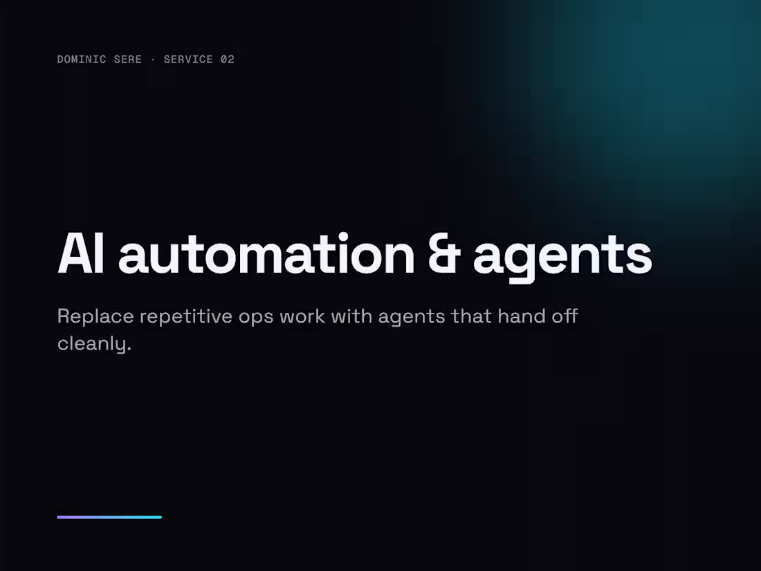Cover image for AI Automation & Agents