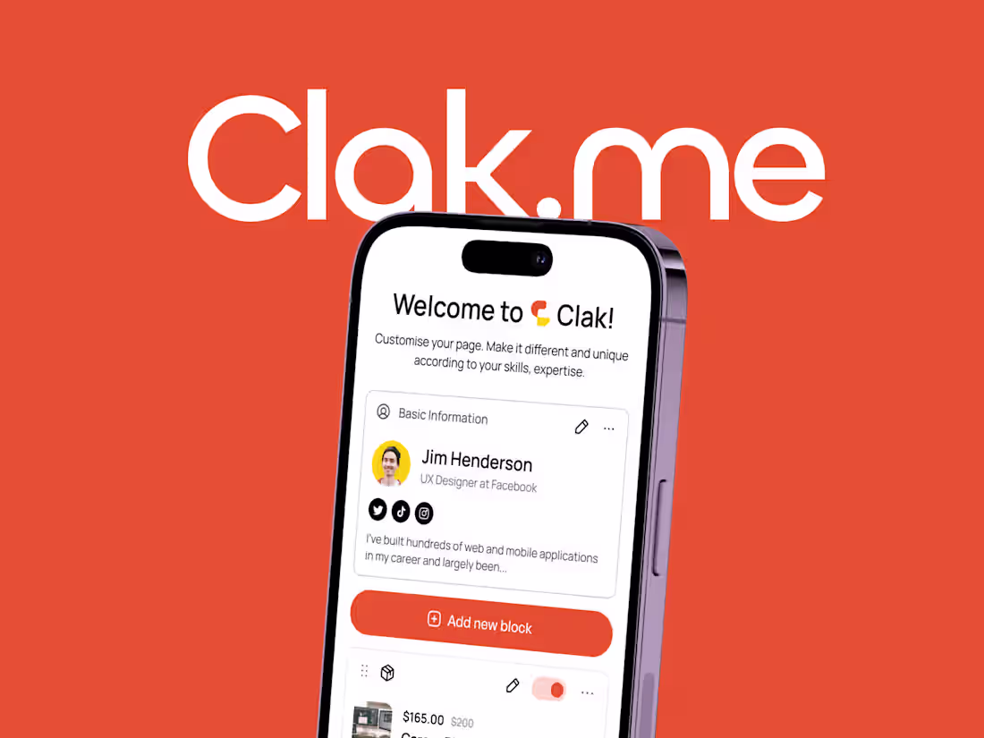 Cover image for Clak Brand Identity