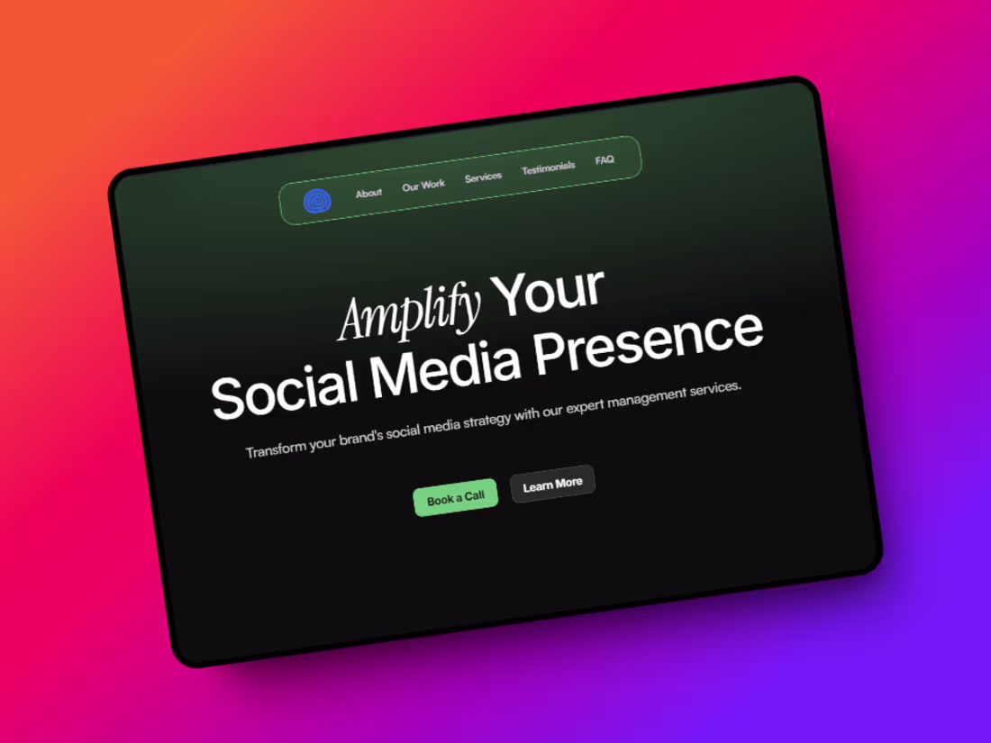 Cover image for SocioWeb - Marketing Agency template