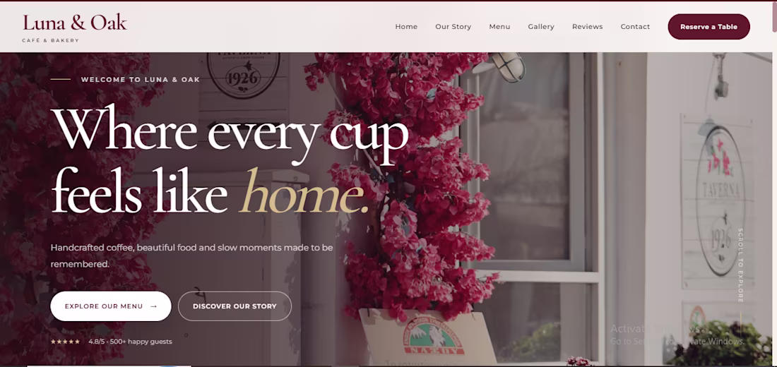 Cover image for Luna & Oak Café —