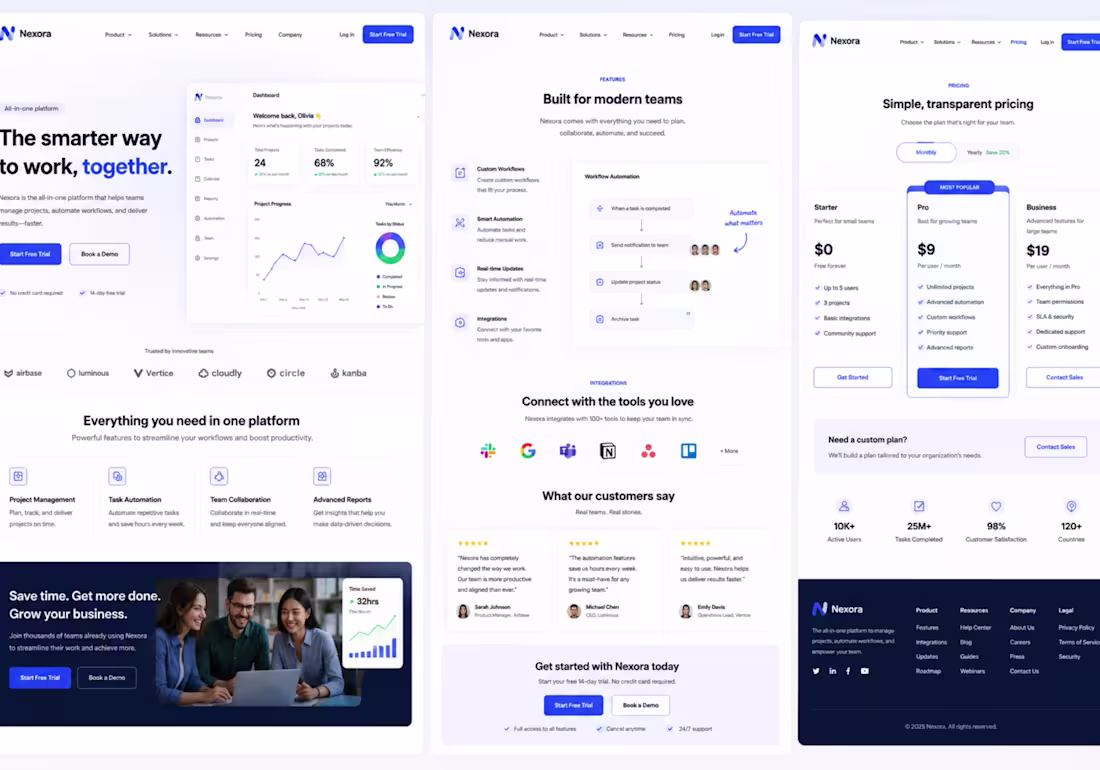 Cover image for Figma to Framer Website | Saas Website | Framer Website Redesign