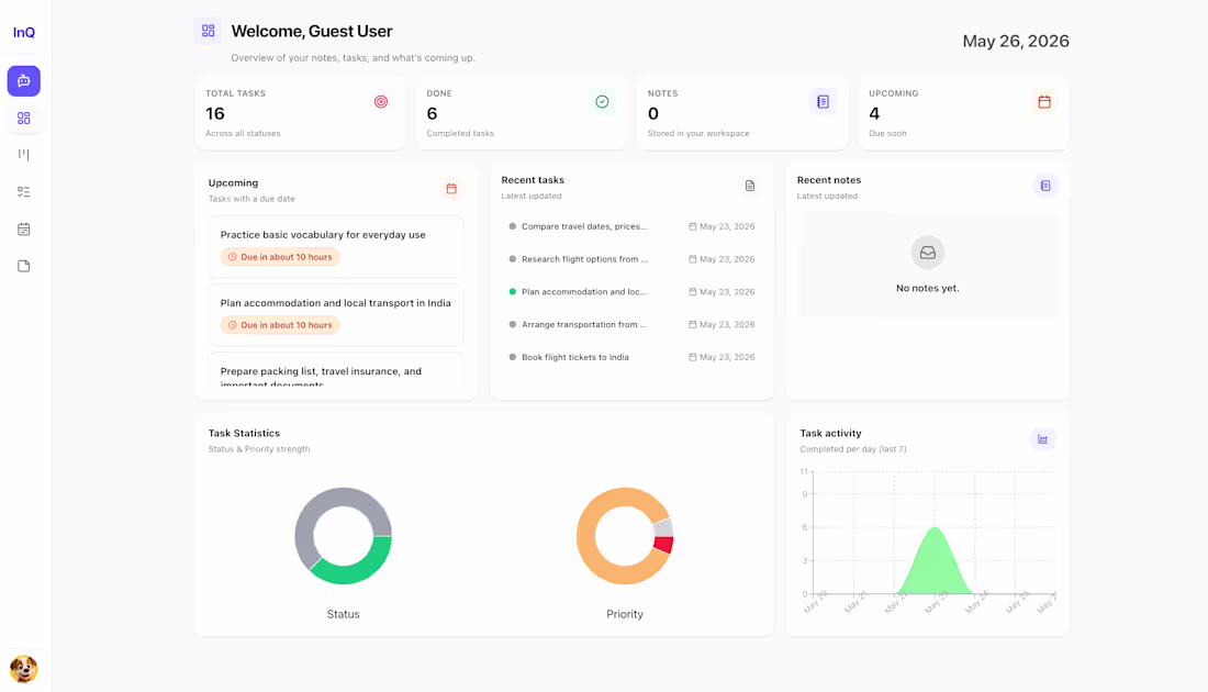 Cover image for InQueue is a task management