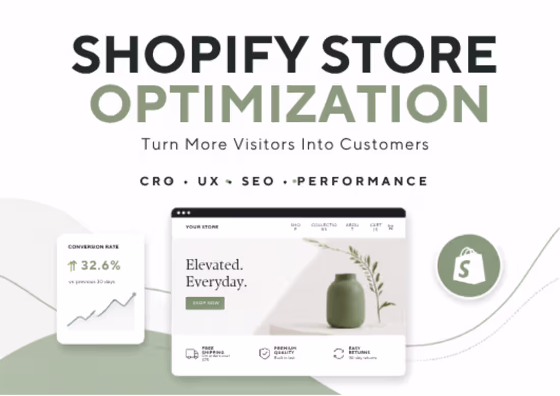 Cover image for Shopify Store Optimization & Conversion Rate Improvement