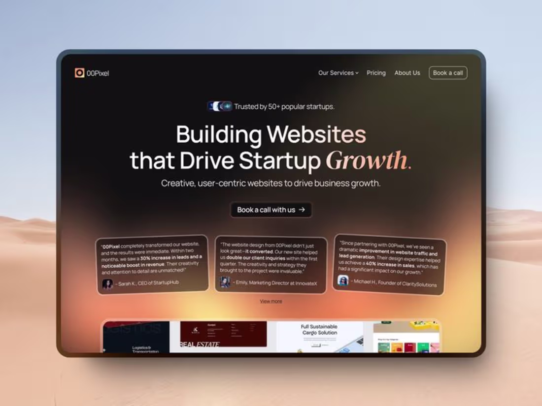 Cover image for Agency Website Design💫
