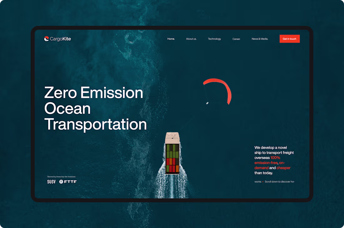 Cover image for CargoKite - Revolutionizing Ocean Transport & Logistic