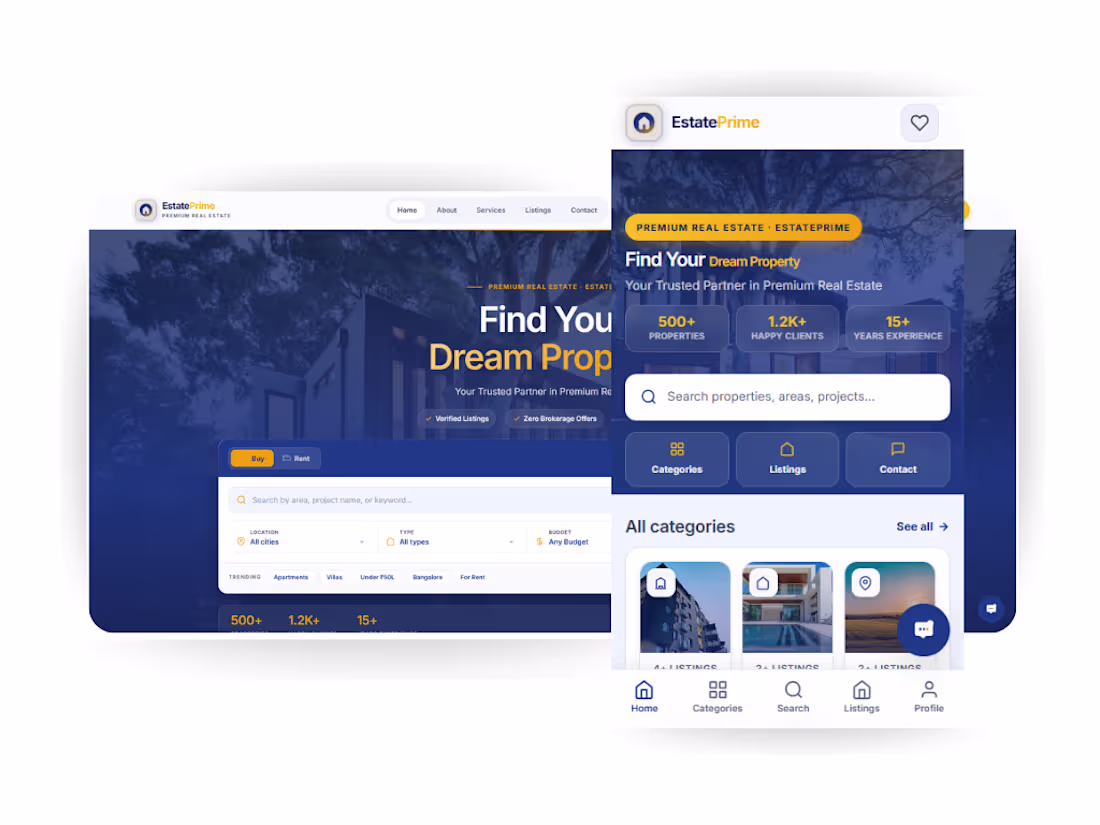 Cover image for EstatePrime | Property Discovery Platform
Buy