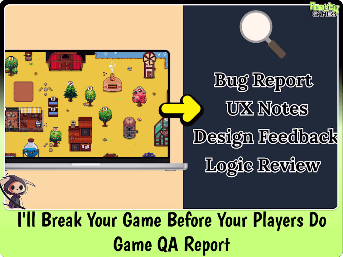 Cover image for I'll Break Your Game Before Your Players Do — Game QA Report