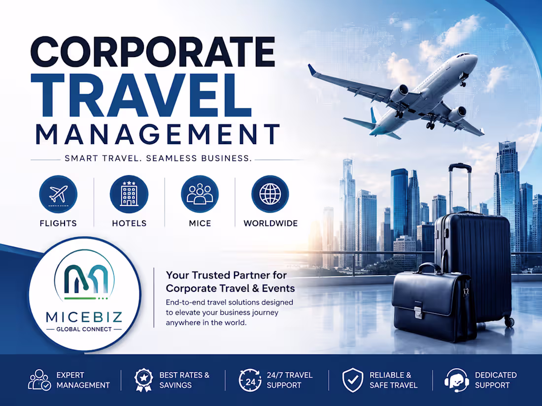 Cover image for Corporate Travel Management & Business Travel Planning