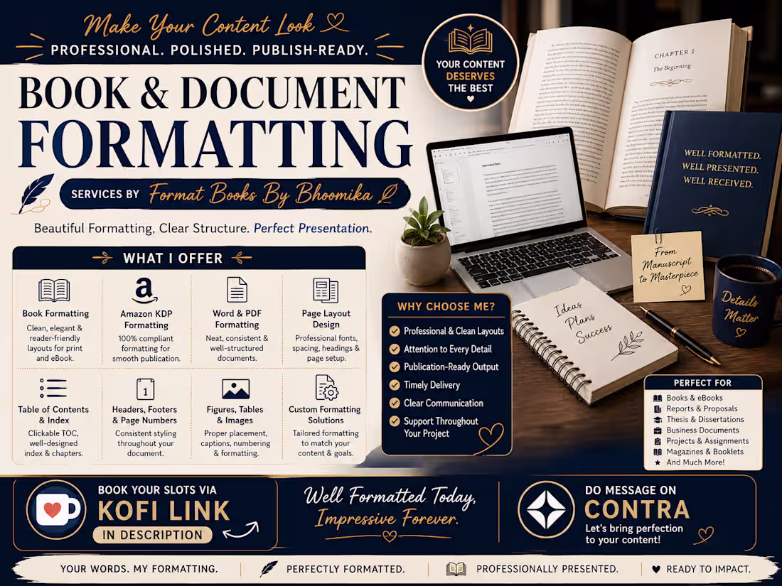 Cover image for PACKAGE 2 :  BOOK & DOCUMENT FORMATTING