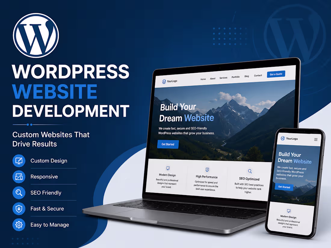 Cover image for WordPress Website Design & Development