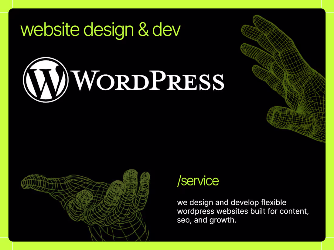 Cover image for WordPress Website Design & Development