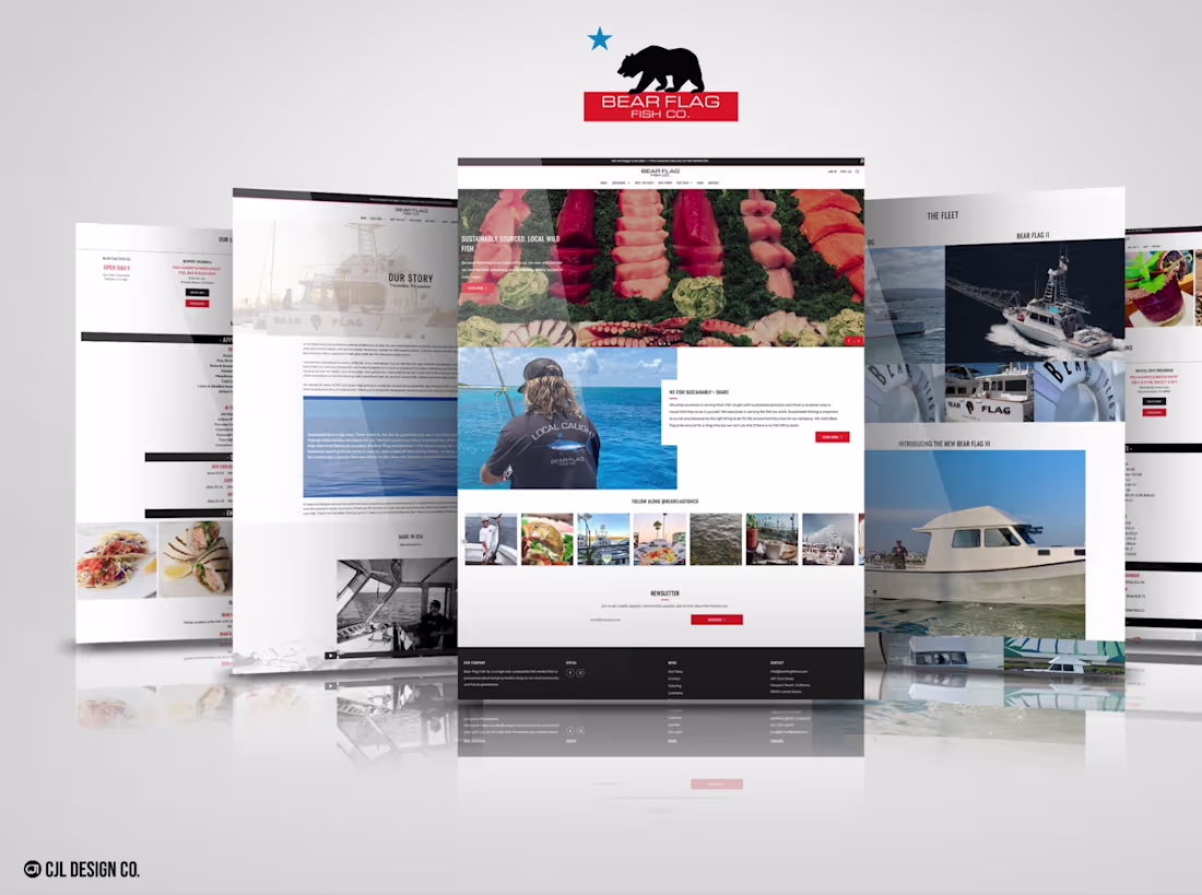Cover image for Bear Flag Fish Co. — Responsive Web Design