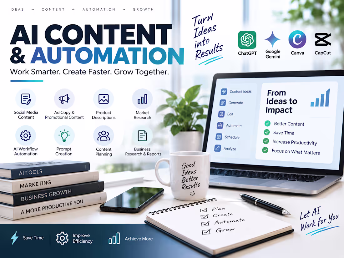 Cover image for AI Content & Automation Support
