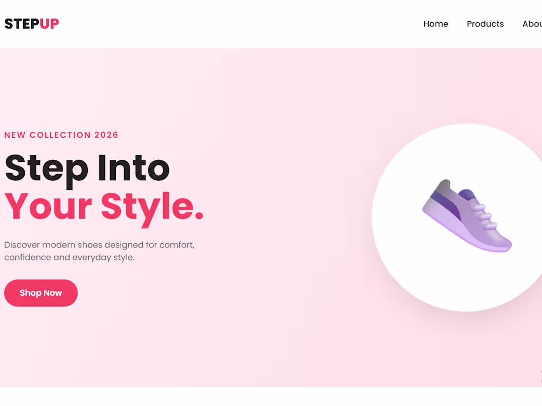 Cover image for STEPUP | Modern Shoes