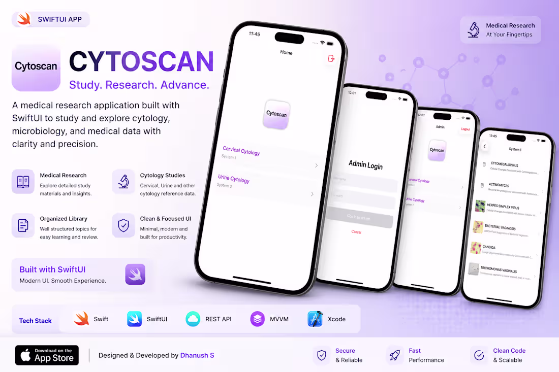 Cover image for Cytoscan is a native iOS