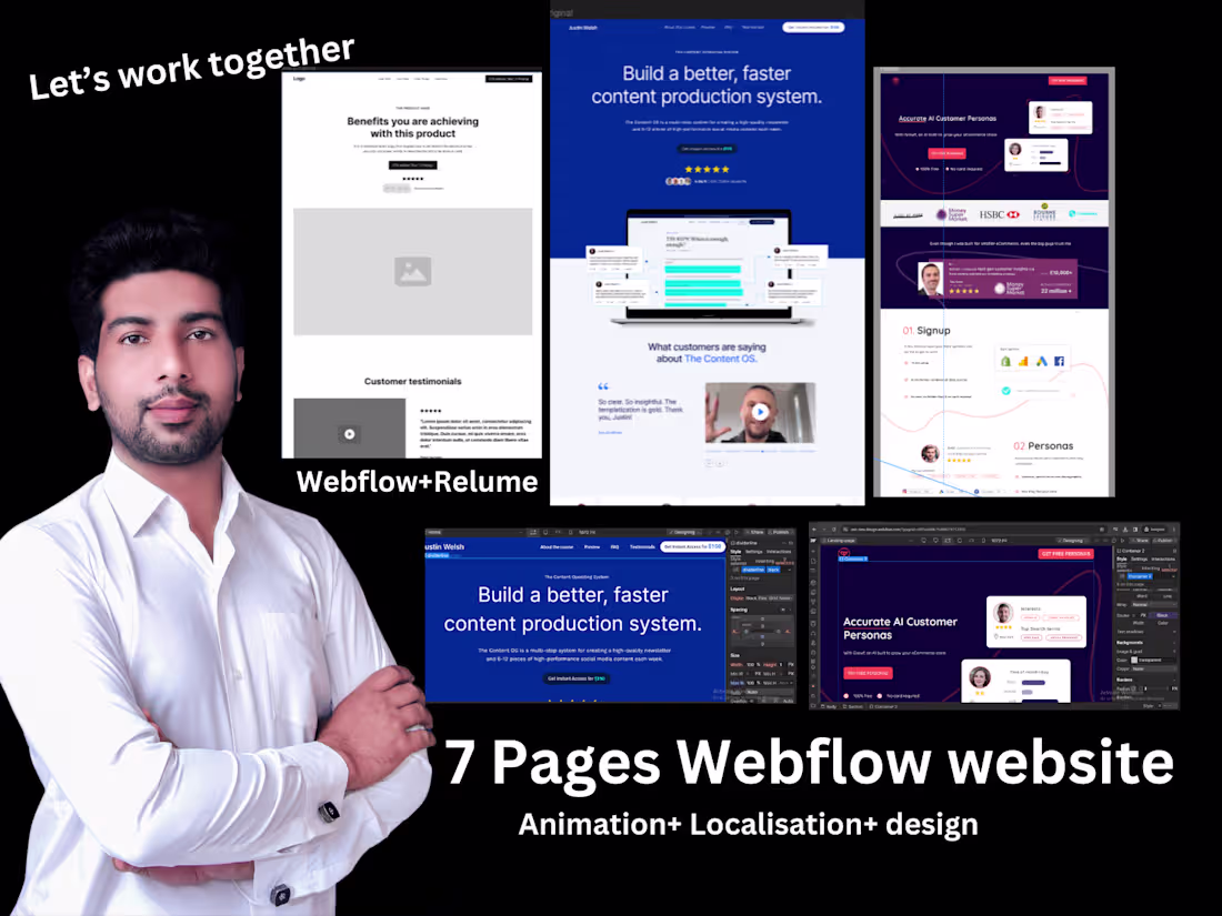 Cover image for Figma to Webflow Website Development | Relume | Figma