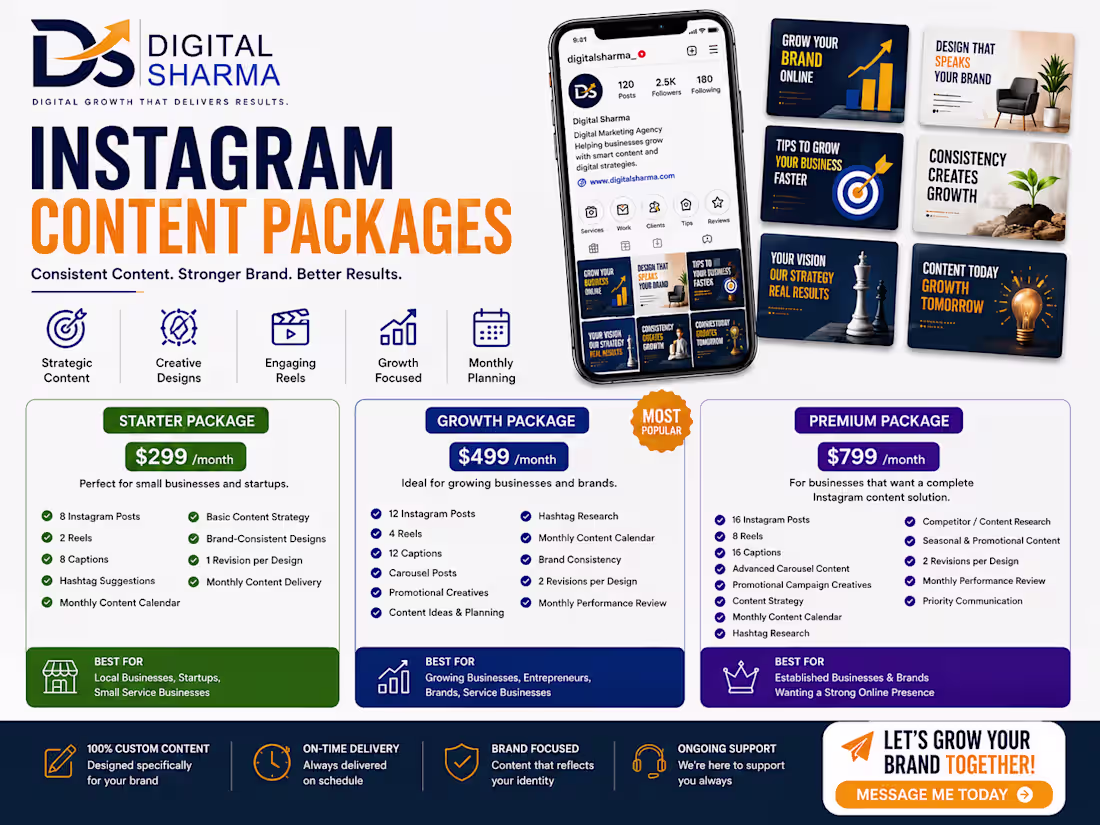 Cover image for Instagram Content Package