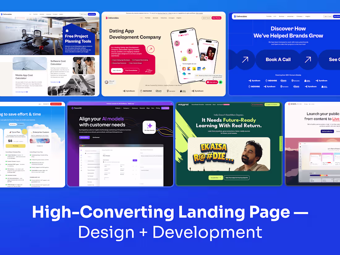 Cover image for High-Converting Landing Page Design & Development
