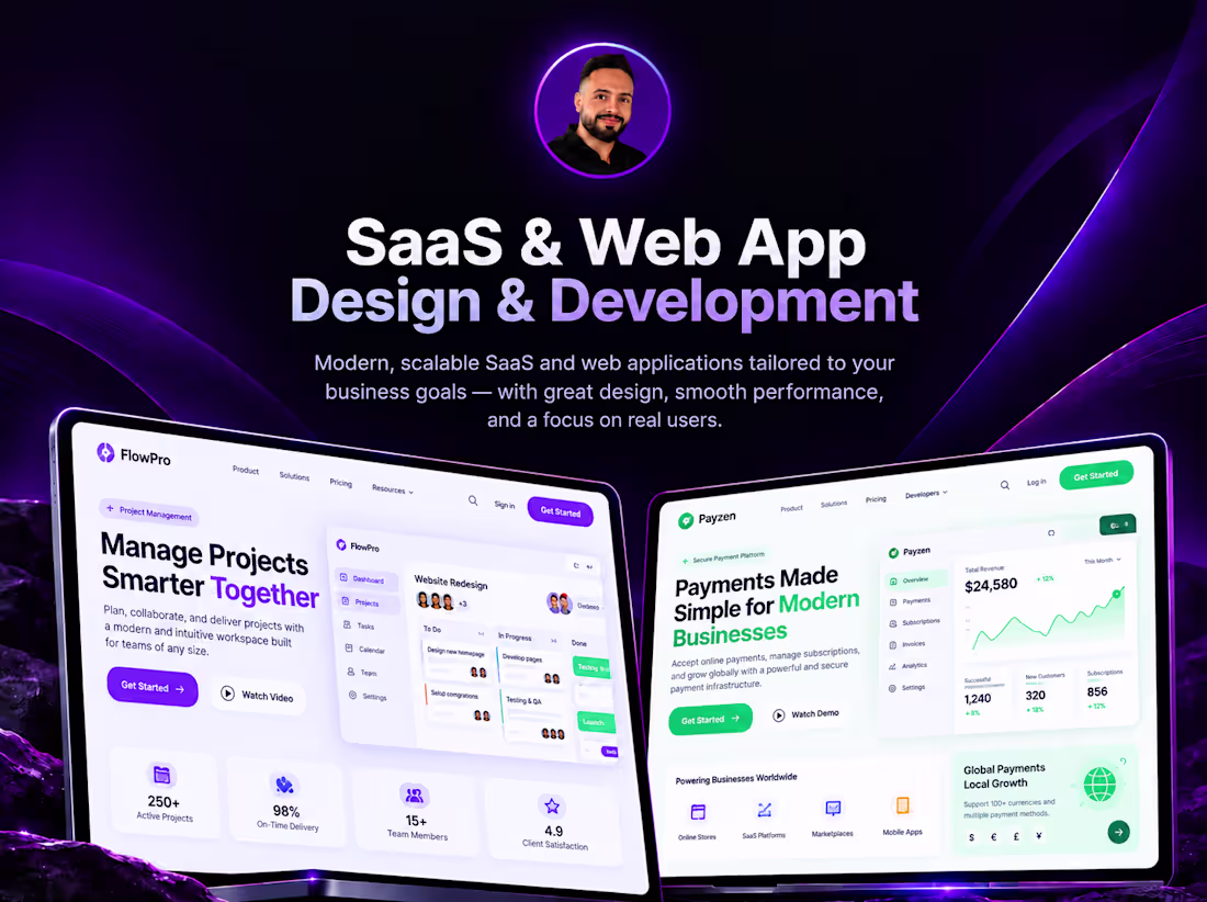 Cover image for SaaS & Web App Design & Development