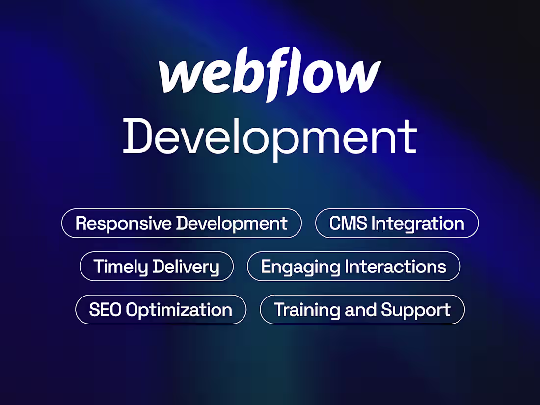 Cover image for Webflow Website (1-4 pages)
