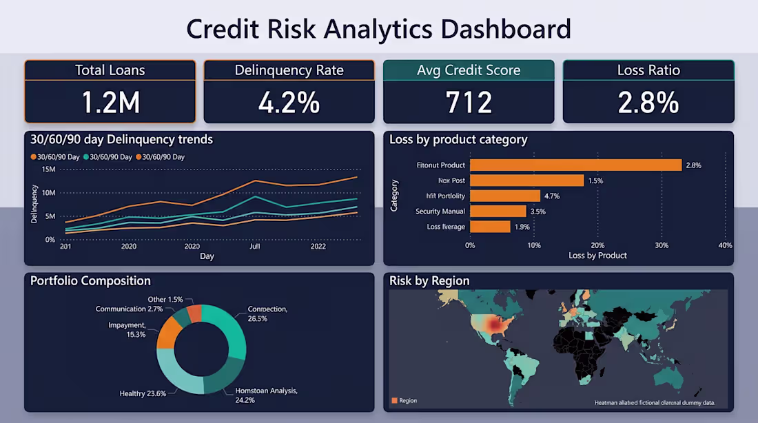 Cover image for Designed a Credit Risk Analytics