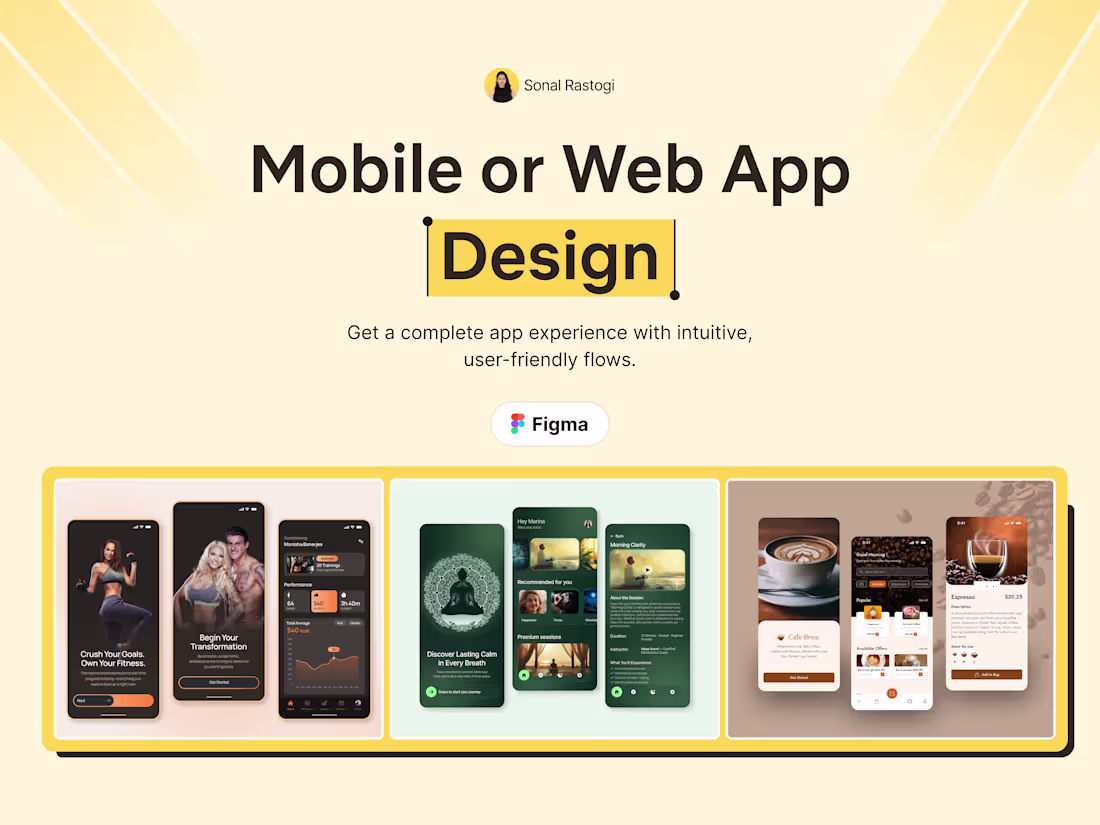 Cover image for Mobile or Web App Design