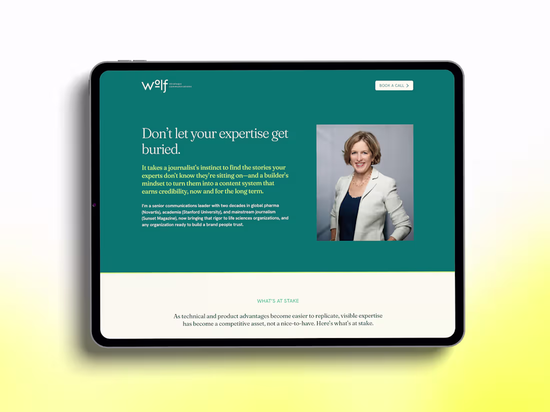 Cover image for Amy Wolf Website Development in Framer