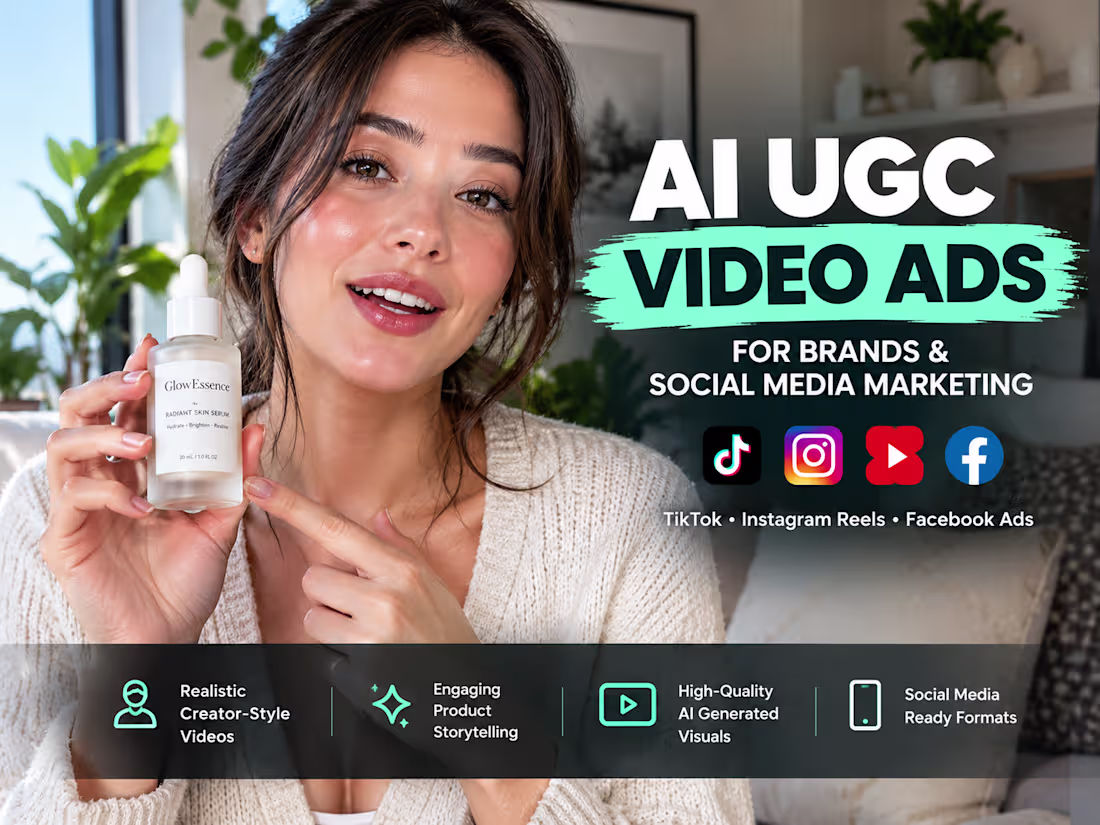 Cover image for AI UGC Video Ads for Brands & Social Media Marketing