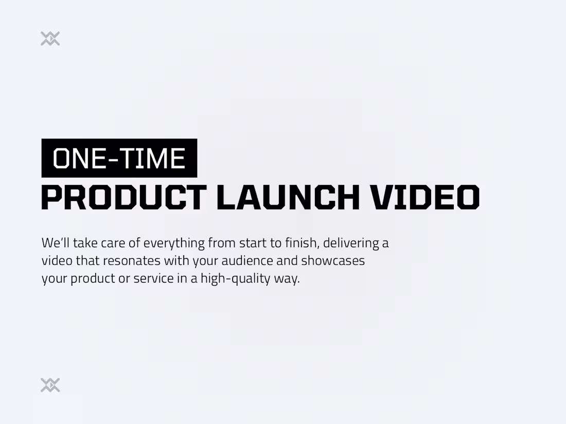 Cover image for Product launch video