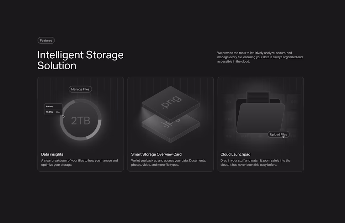Cover image for Intelligent Storage Solution To simplify complex services, I...
