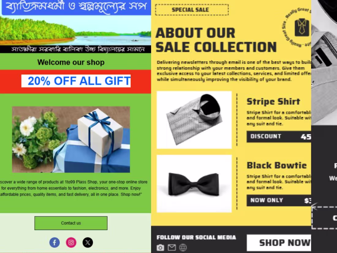 Cover image for Mail template Design