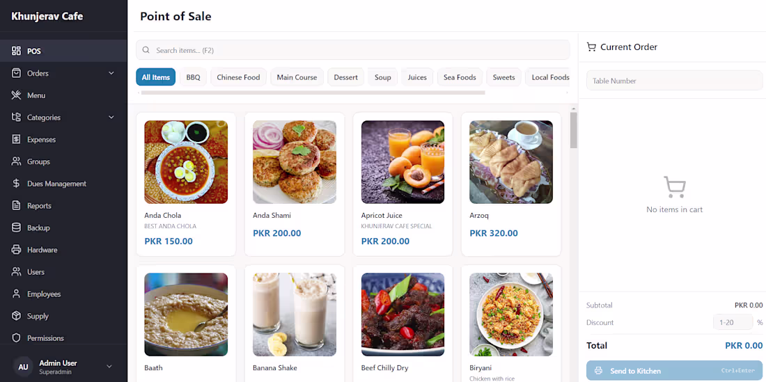 Cover image for Desktop App for Restaurant