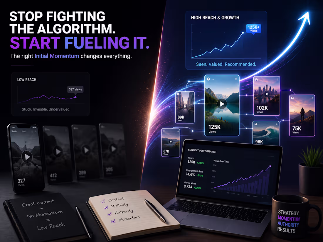 Cover image for Stop fighting the algorithm. Start