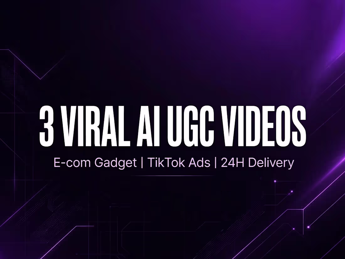 Cover image for Viral AI UGC for E-com Gadget - TikTok Ad (102K Views)