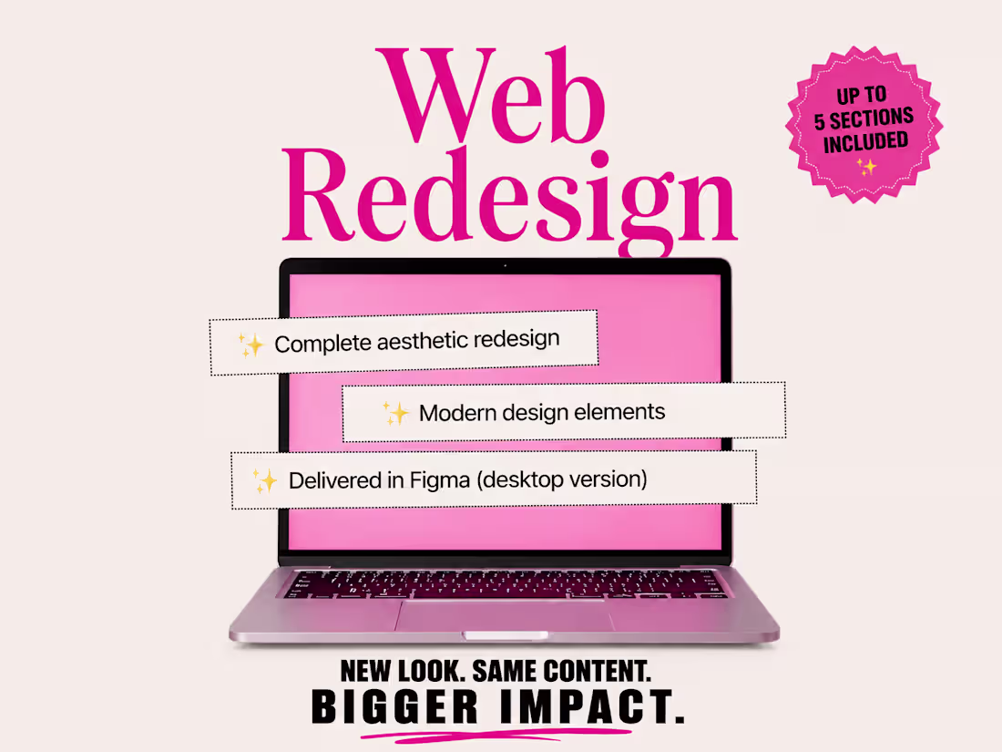 Cover image for Web Redesign