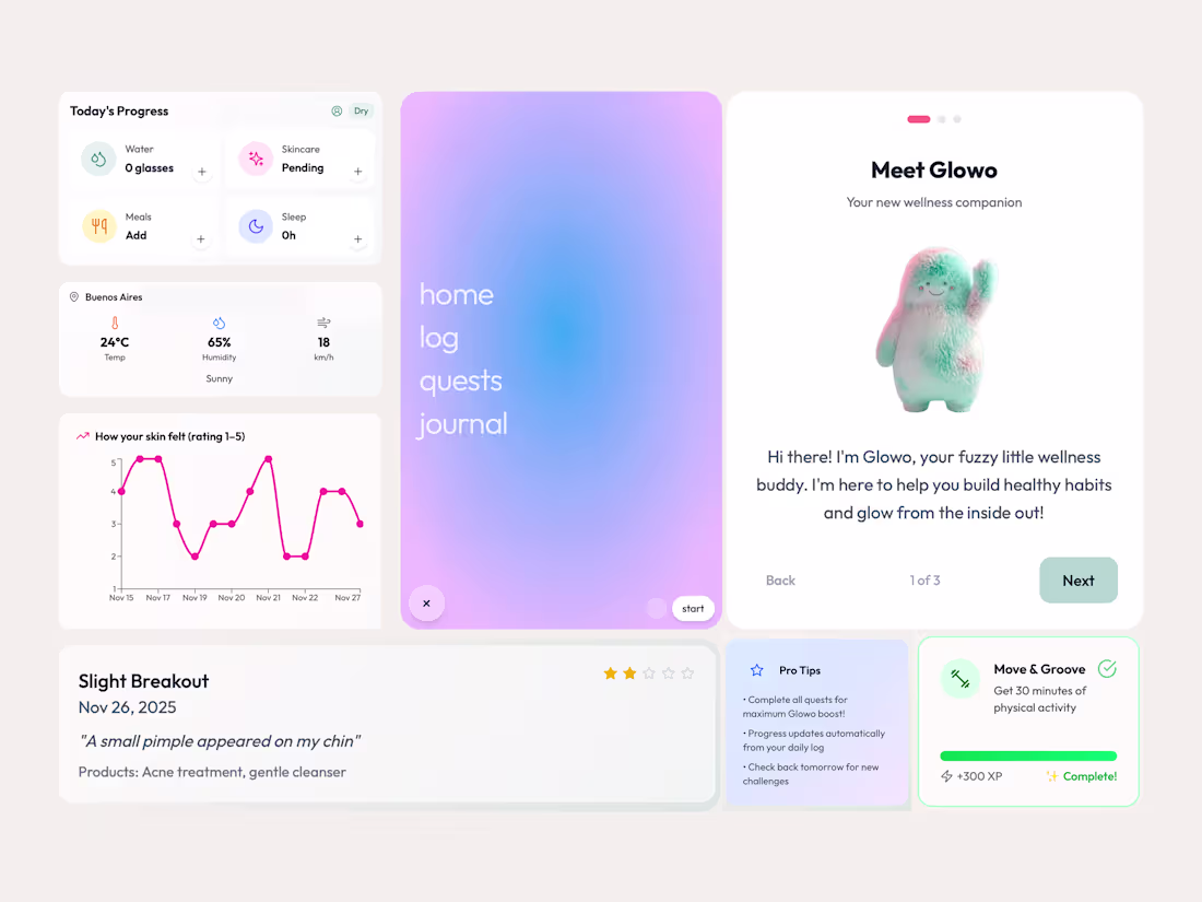 Cover image for Community, please meet your new pet Glowo, a nostalgic welln...