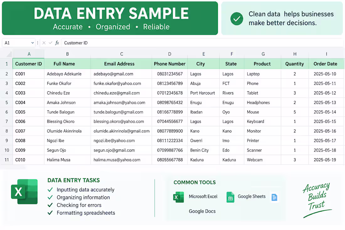 Cover image for Data entry is more than