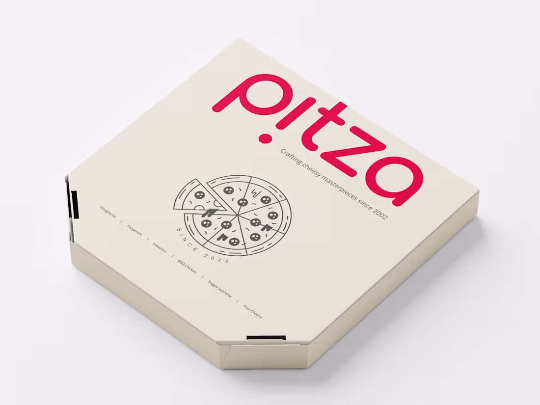 Cover image for Pitza - Brand identity design by Ali Zaidi