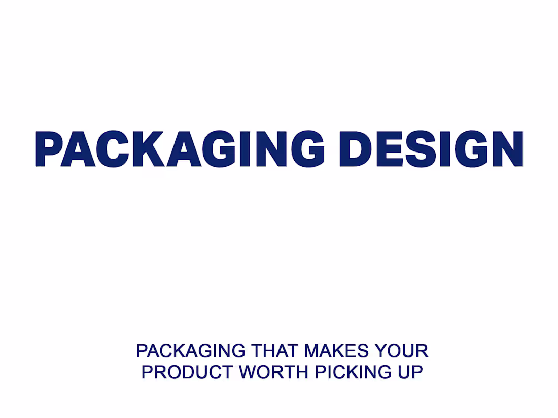 Cover image for PACKAGING DESIGN