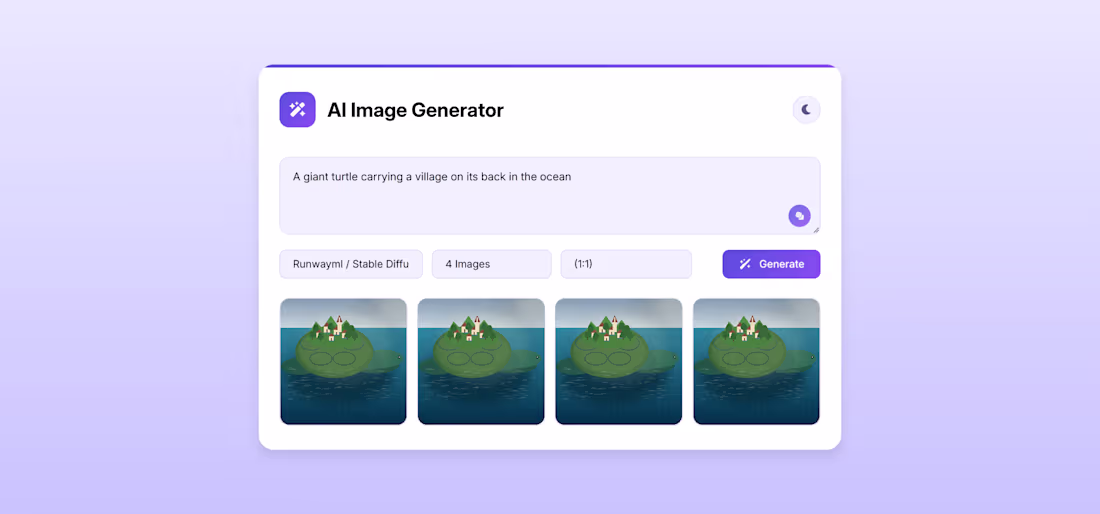 Cover image for AI Image Generator Prompt-to-Image Web