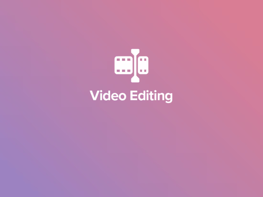 Cover image for Video Editing
